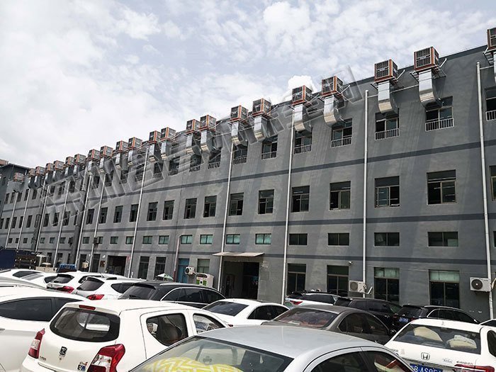 車間降溫風機安裝案例